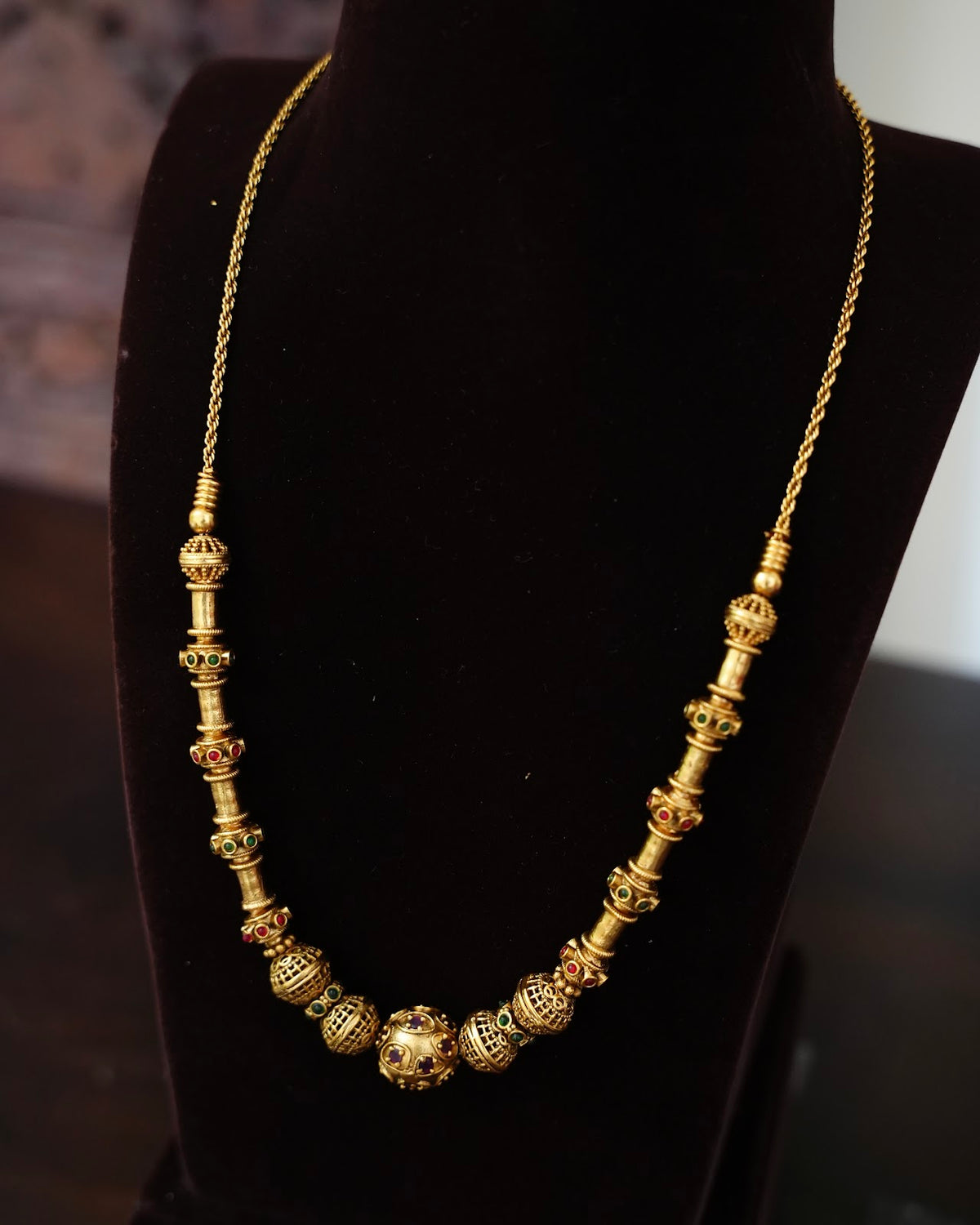 Minimal Classic Antique Gold Chain | NC906