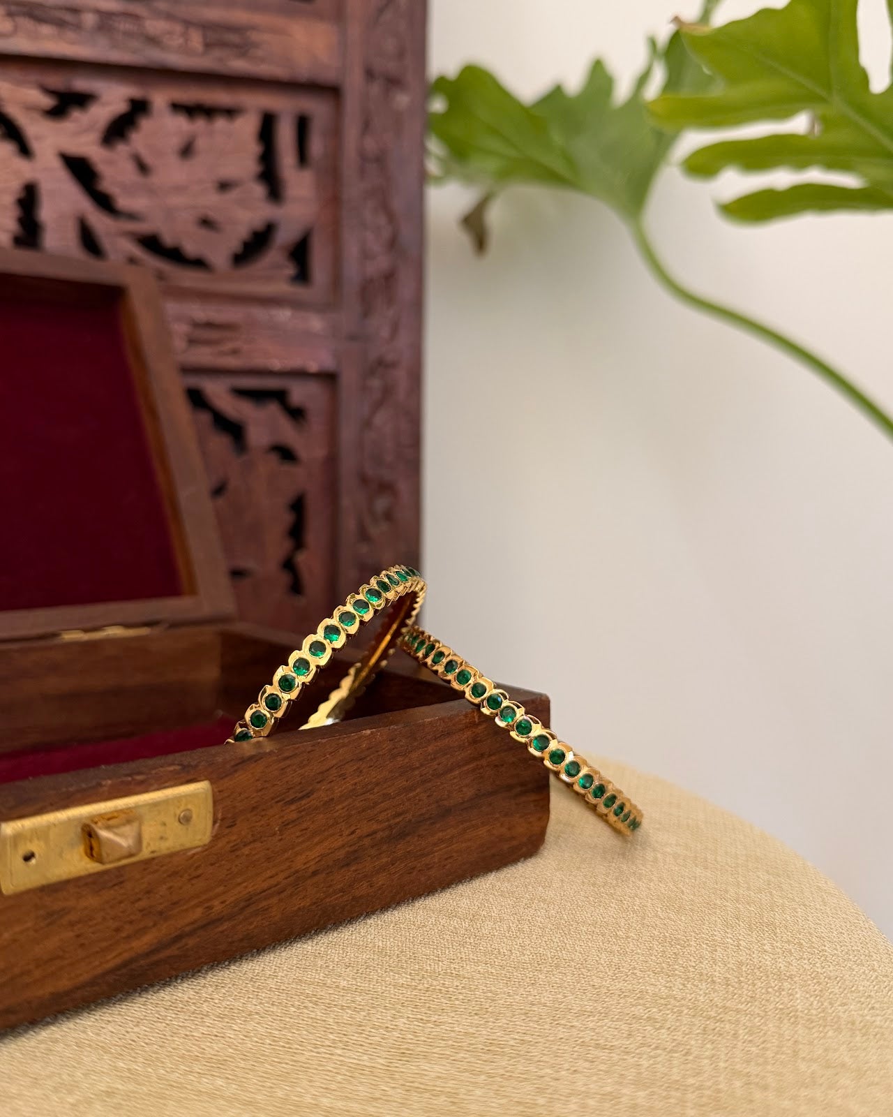 Vintage Impon Bangles | Green | BA118 | BA119 | BA120