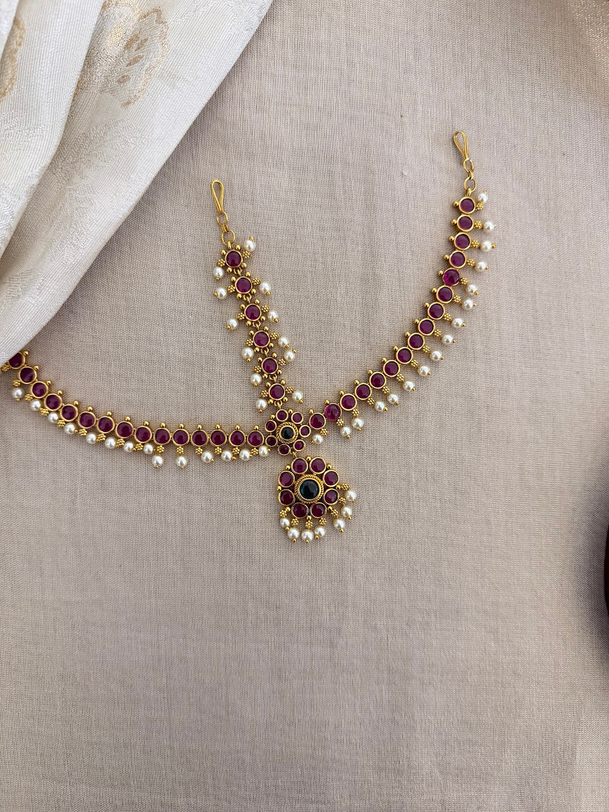 Jadau Kundan Mathapatti | MT326