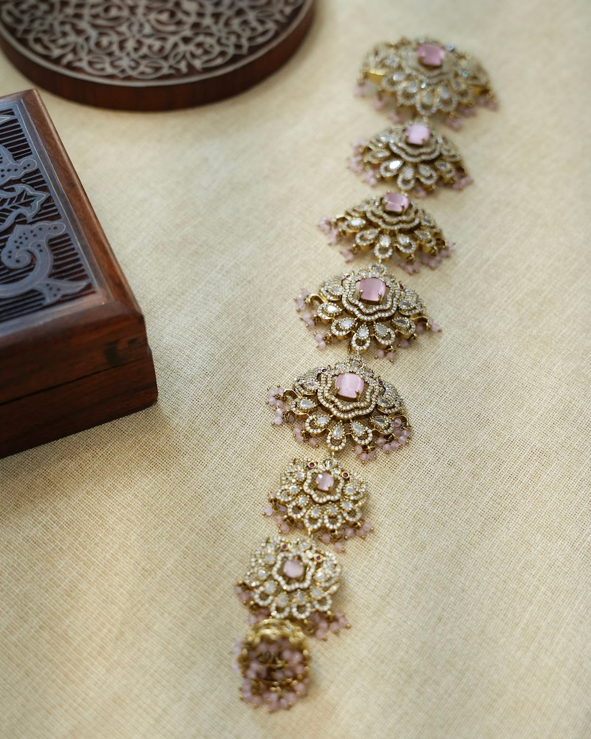 Traditional Long AD Stone Hair Accessory | HA424