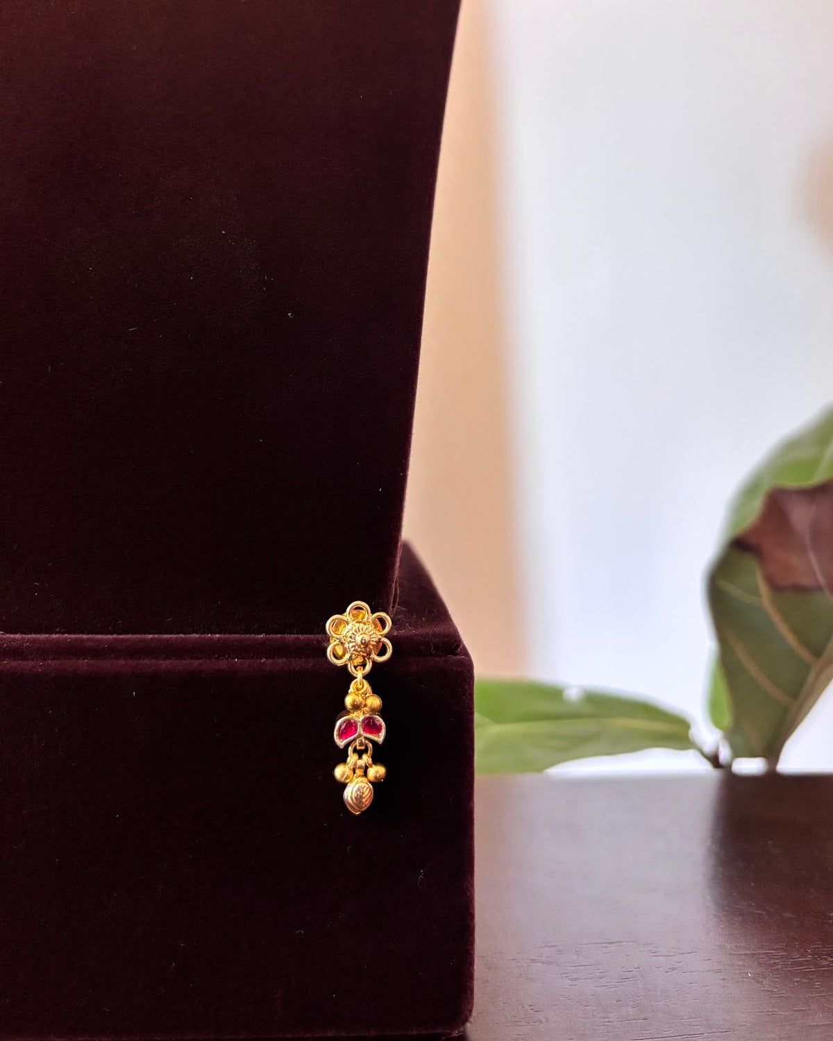 2-Layer Multi-Color Floral Kundan Choker with Earrings | Handmade Gold Plated | NC873