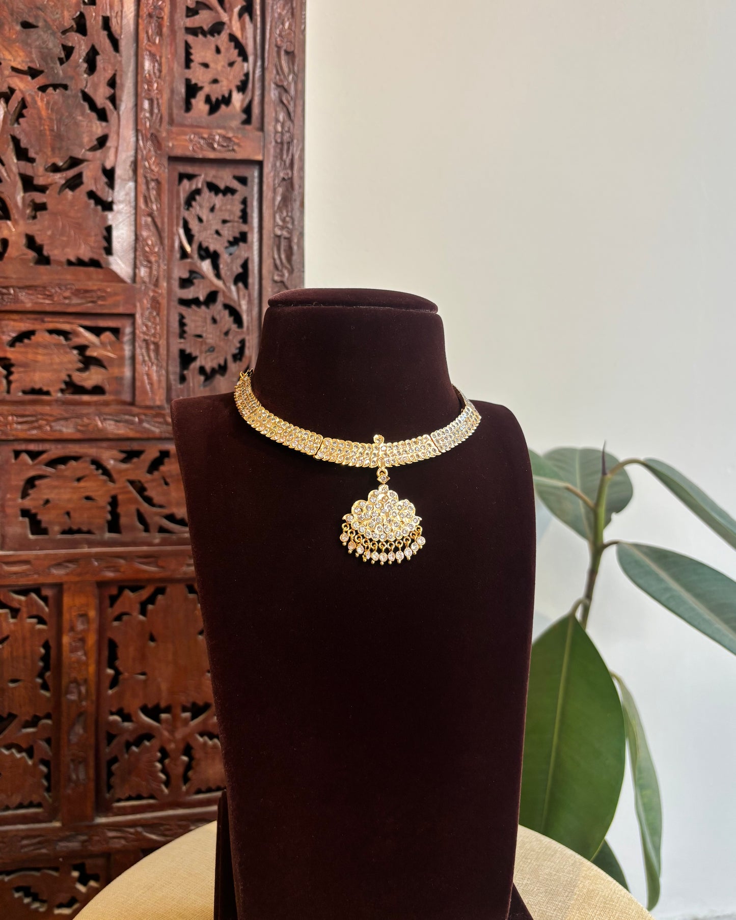 Vintage Attigai Necklace – A Timeless South Indian Heritage Piece | NC332