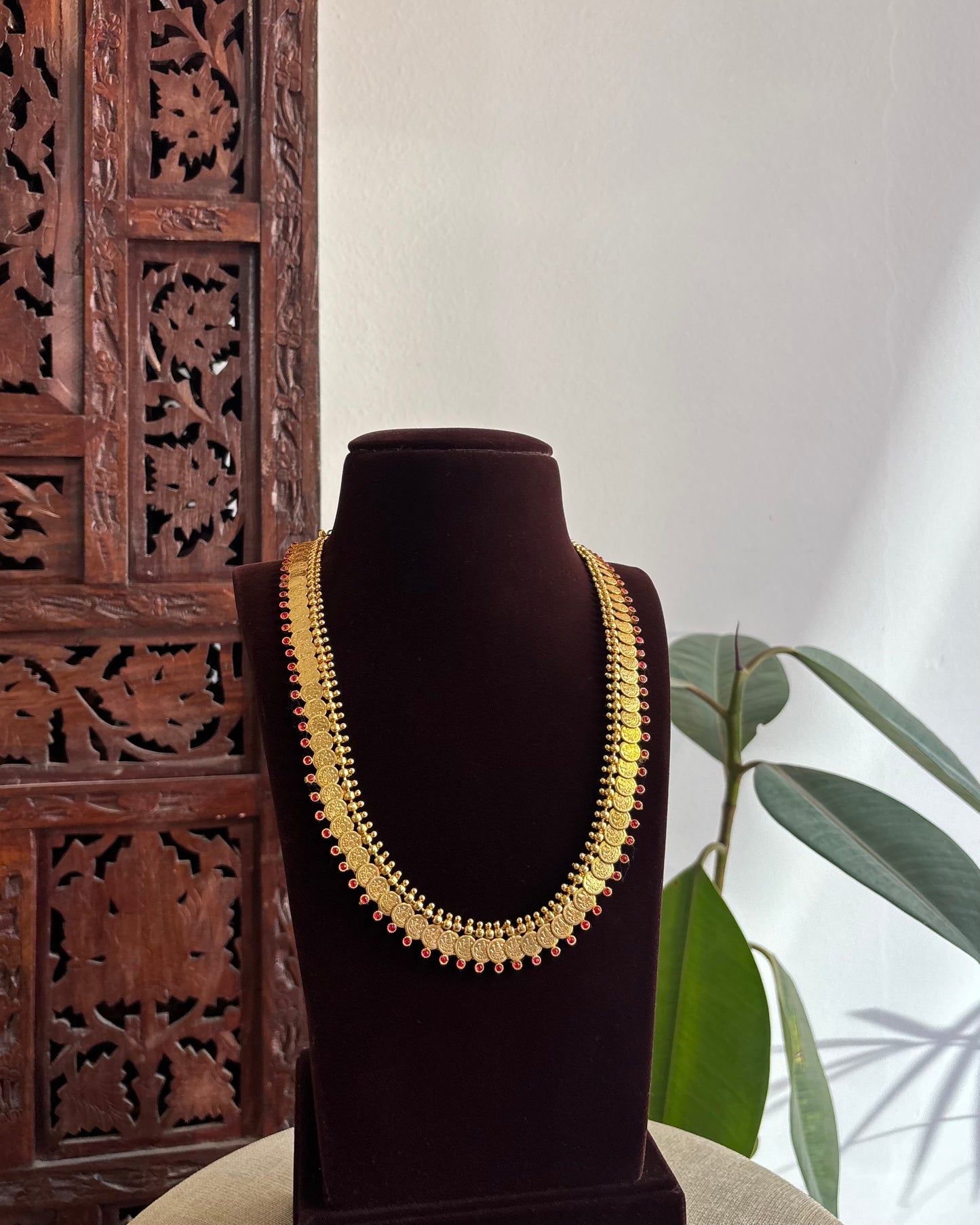 Lakshmi Kaasu Haram with Kemp Stones | NC344