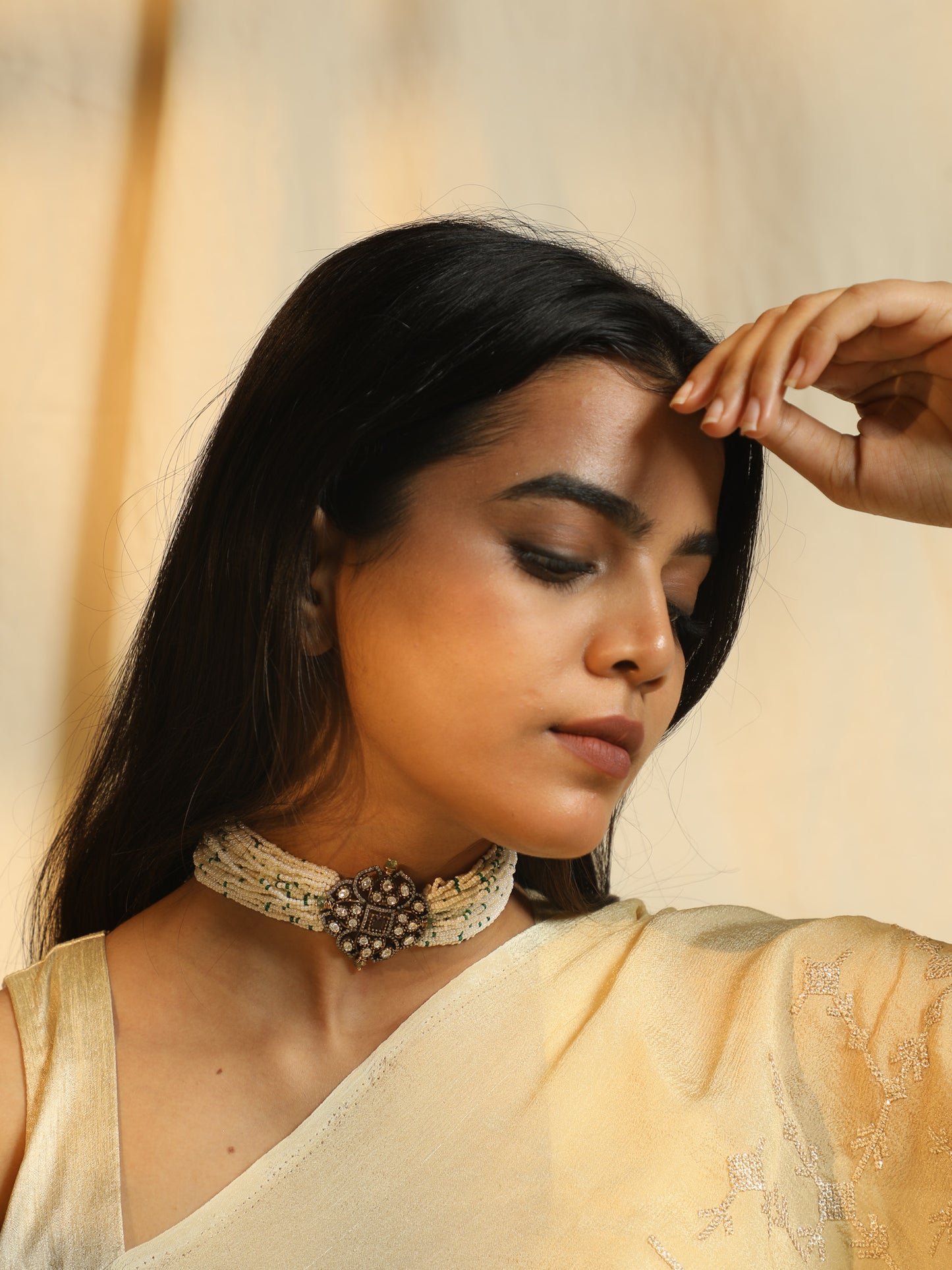 Victorian Pearl Choker