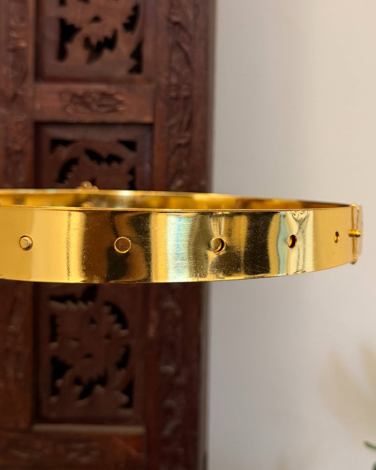 Minimal Kundan Hip Belt For Kids with Adjustable Multi-Hook Closure | WB035