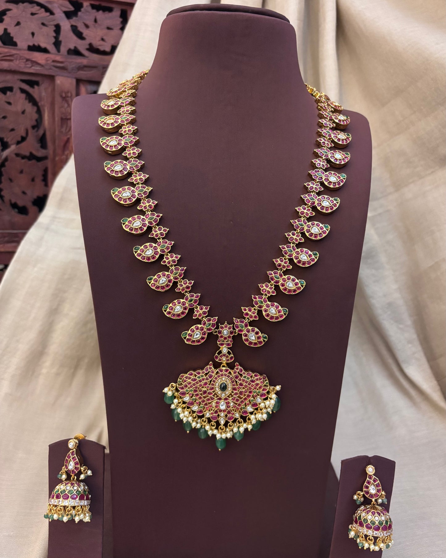 2 in 1 Kemp Mango Haram with Earrings | NC086