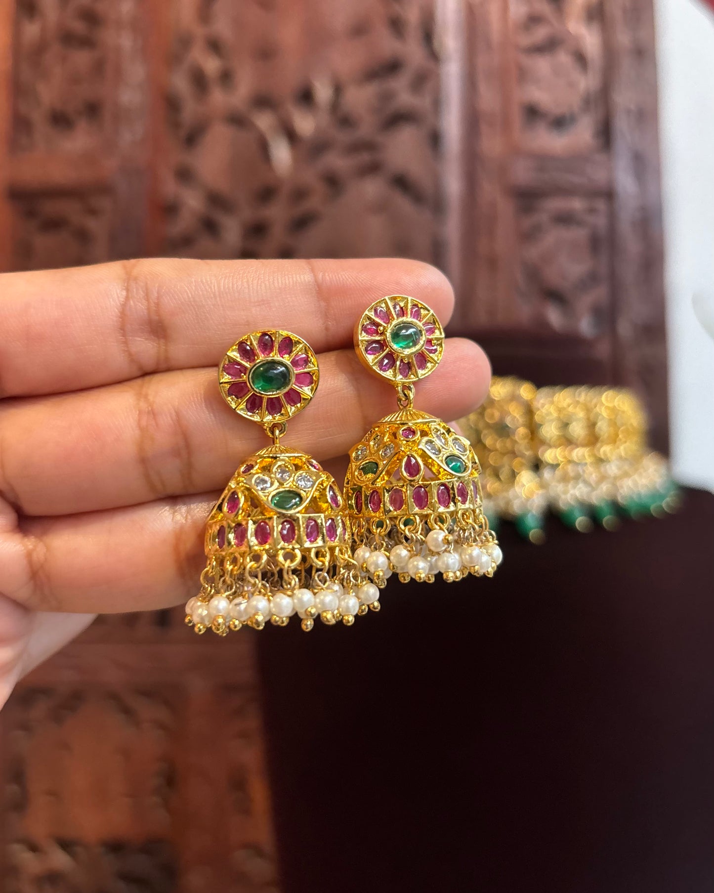 Kemp Choker Necklace Set with Matching Earrings – Traditional Jewellery | NC171