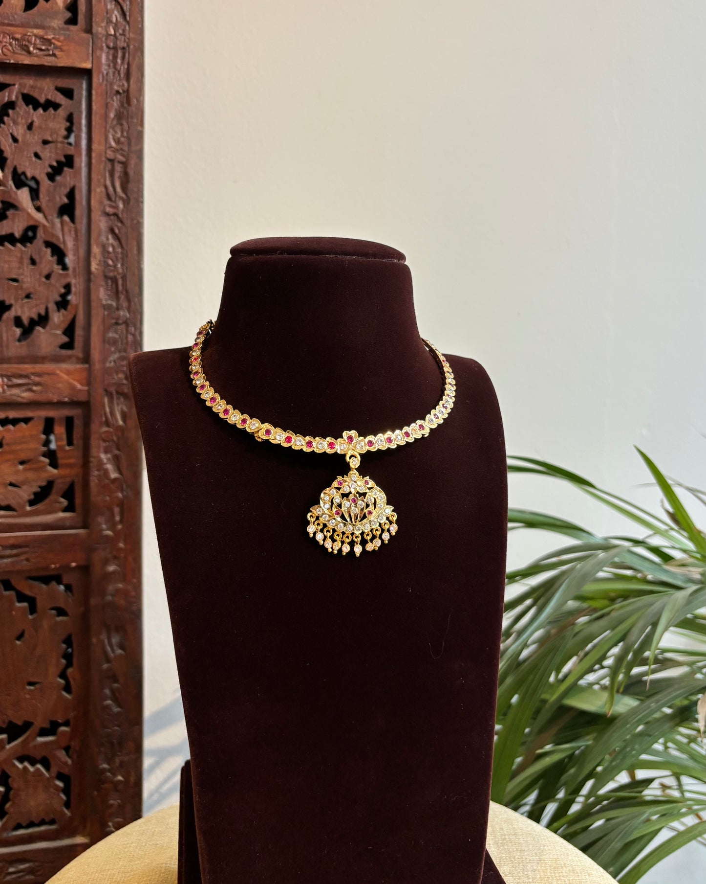 Vintage Attigai Necklace – A Timeless South Indian Heritage Piece | NC372