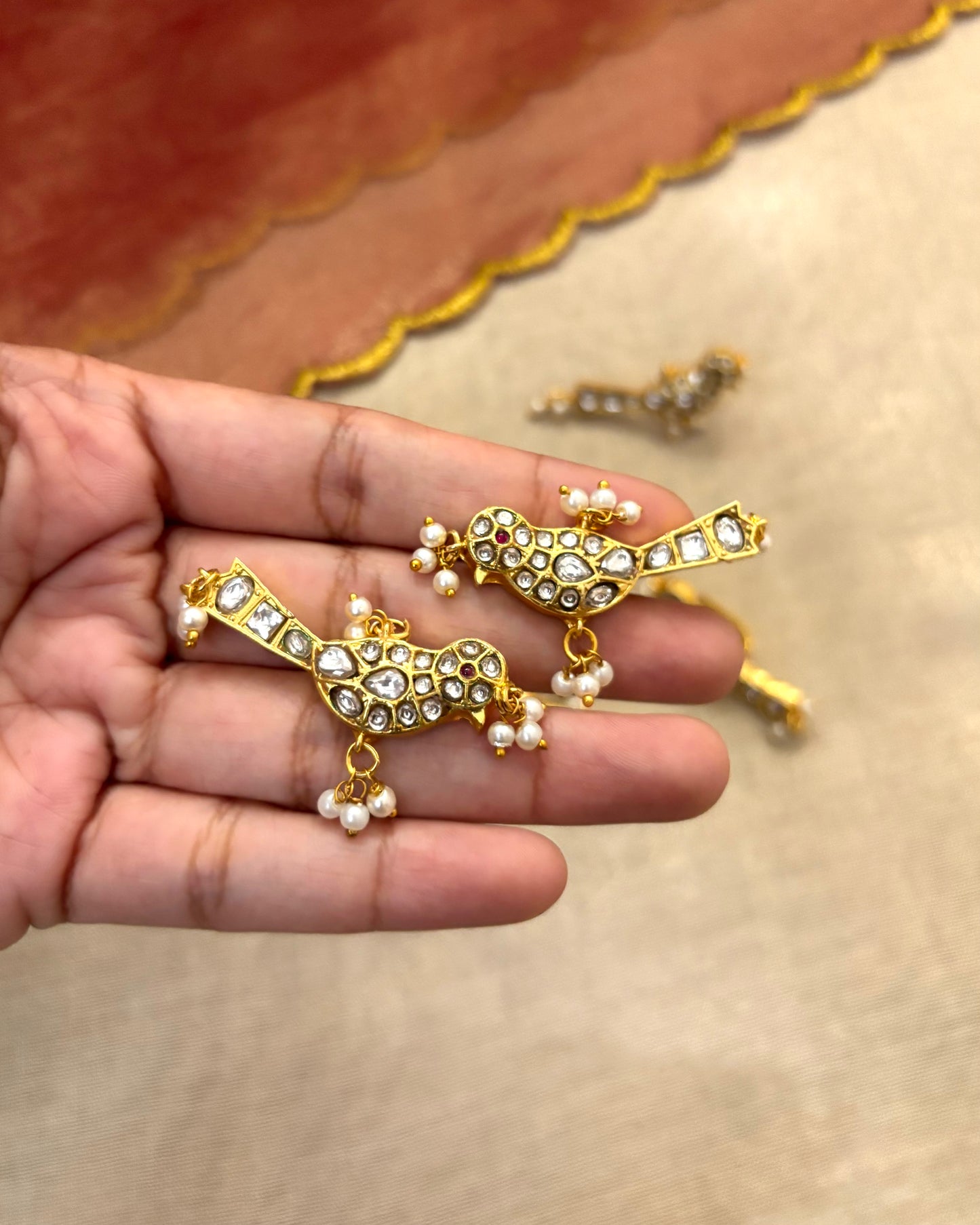 Elegant Parrot Design Hair Pin | HA027