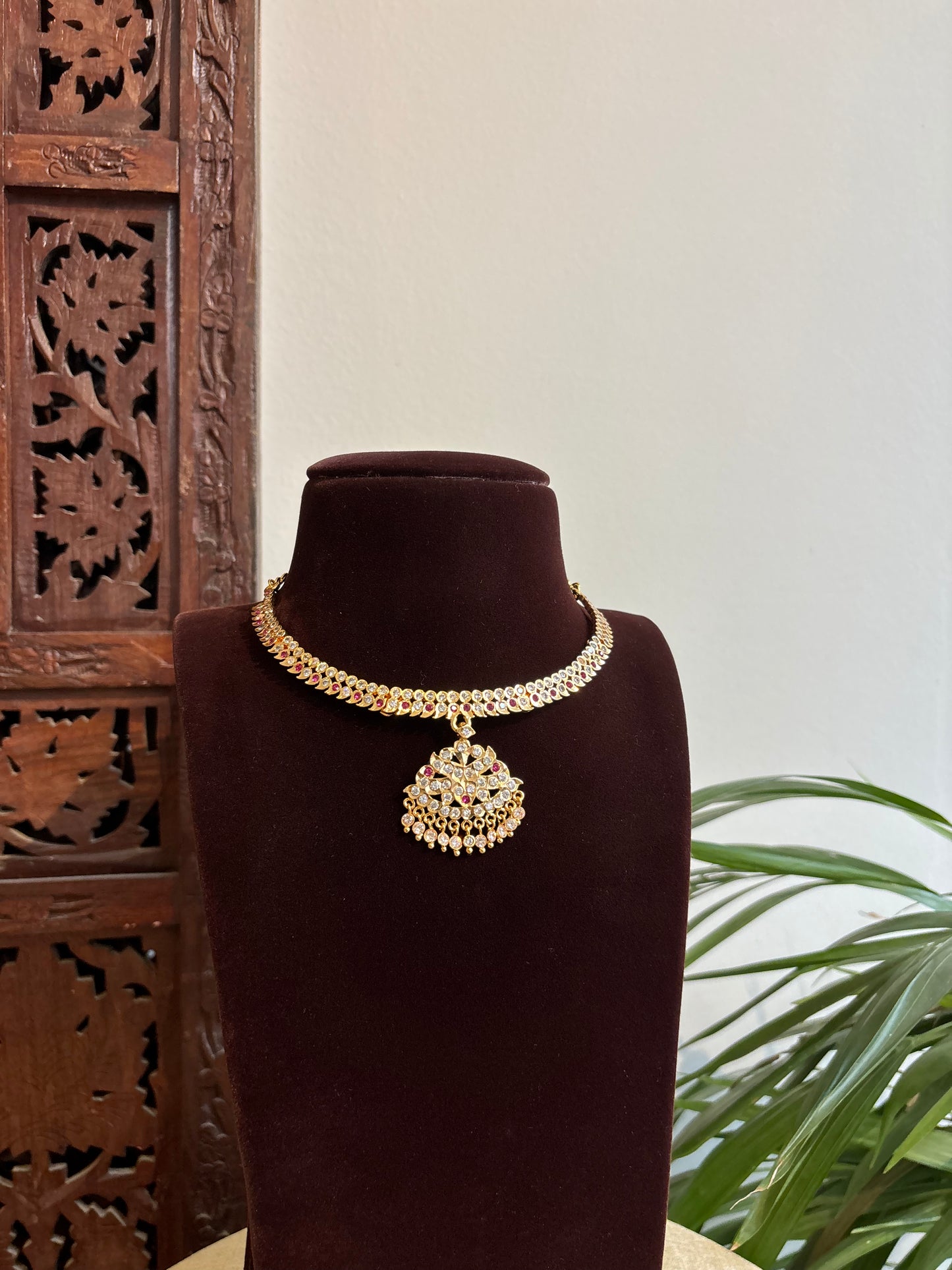 Vintage Attigai Necklace – A Timeless South Indian Heritage Piece | NC376