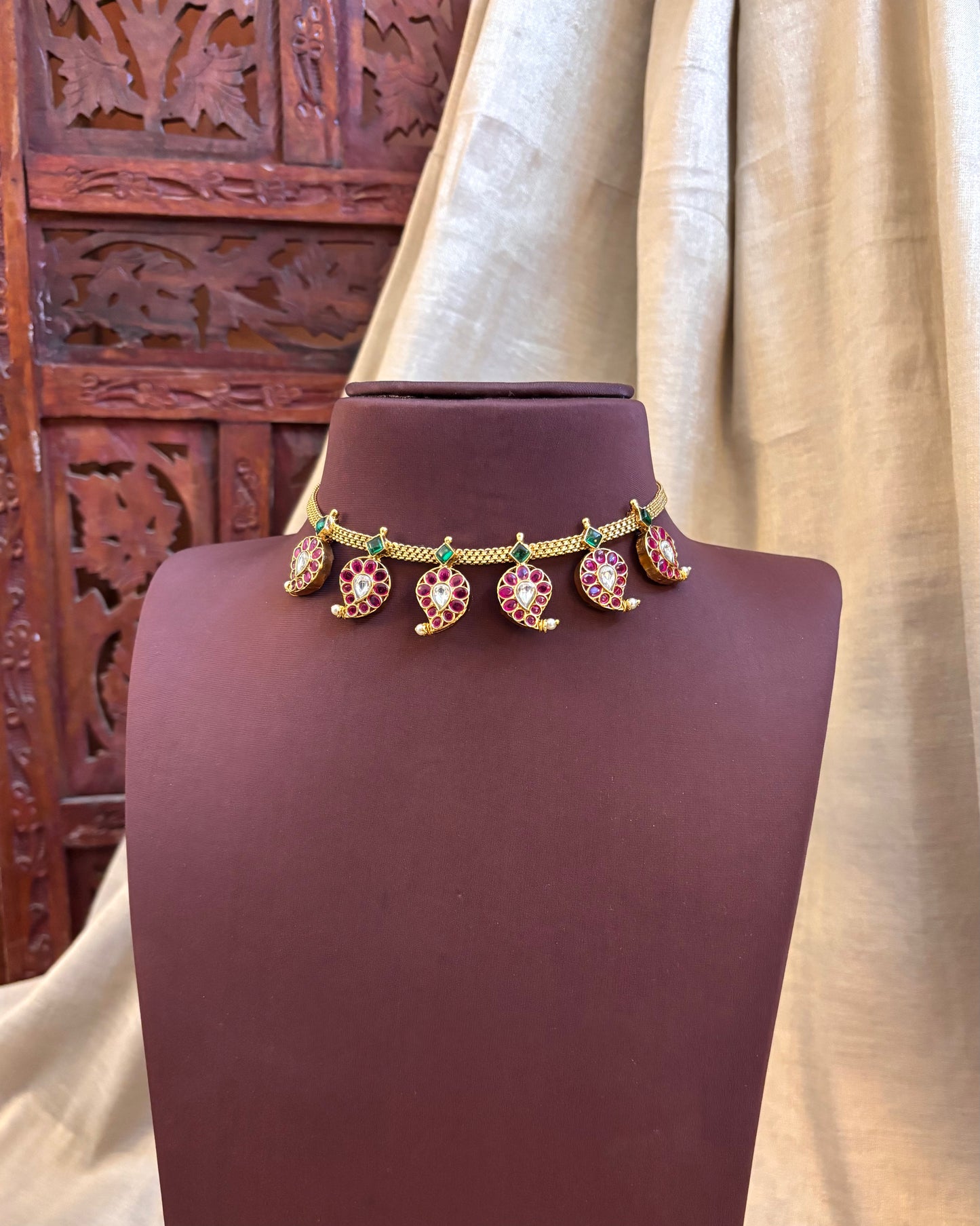 2 in 1 Kemp Mango Haram with Earrings | NC088