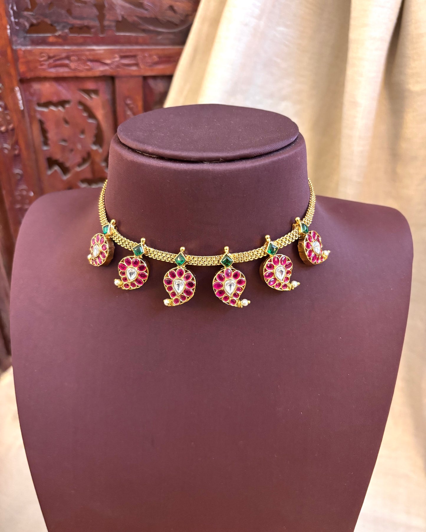 2 in 1 Kemp Mango Haram with Earrings | NC088