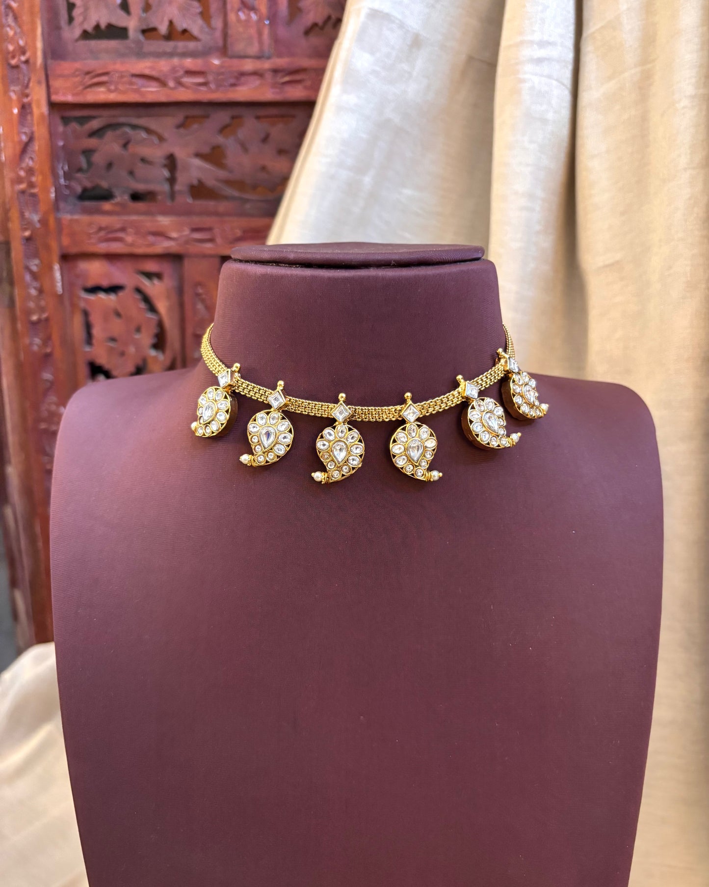 2 in 1 Kemp Mango Haram with Earrings | NC088