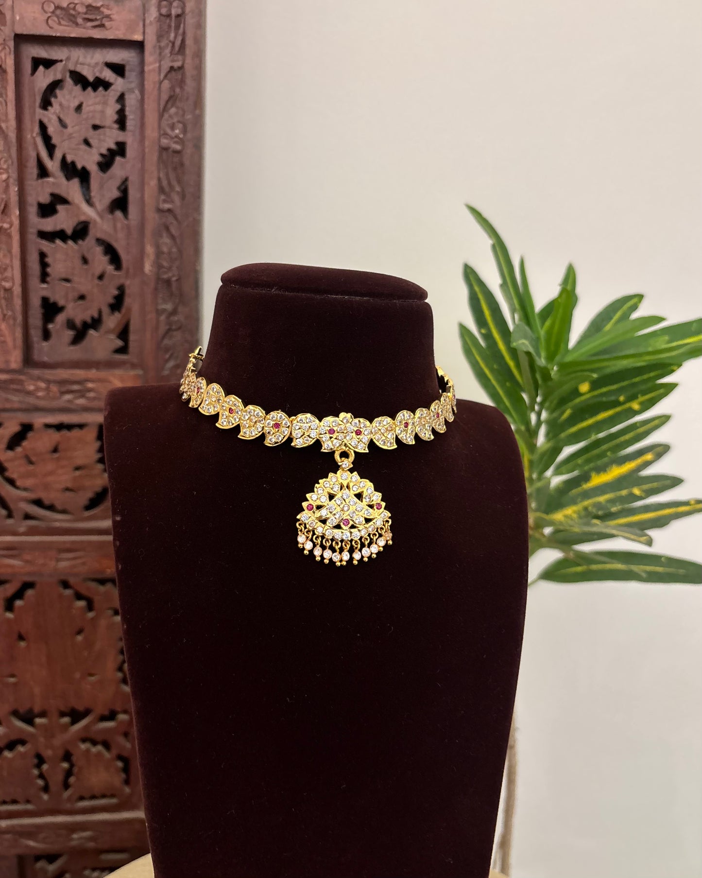 Vintage Attigai Necklace – A Timeless South Indian Heritage Piece | NC377