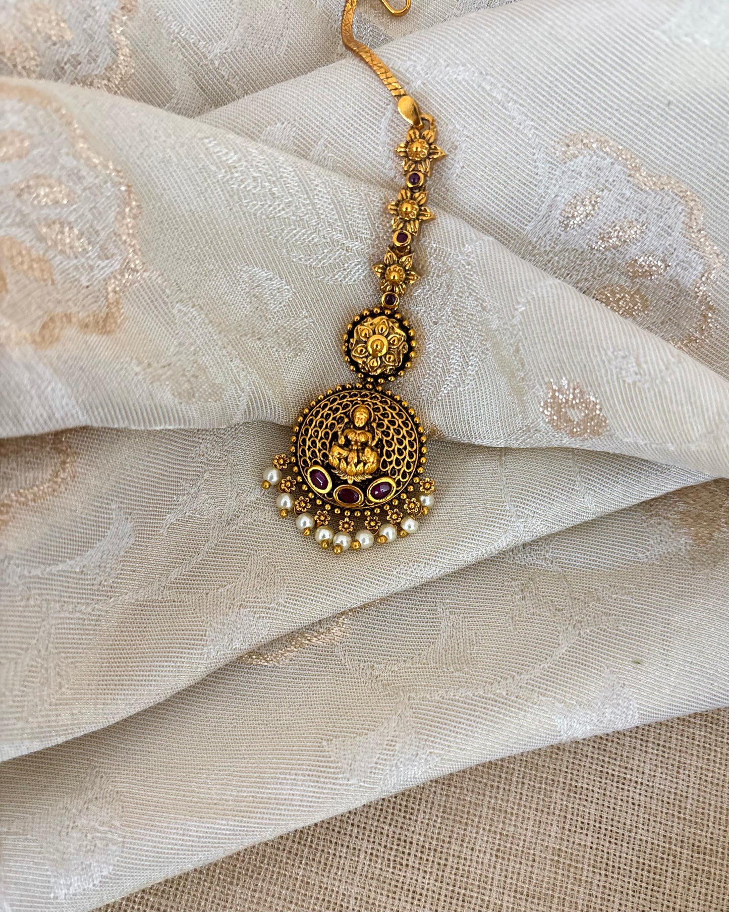 Antique Lakshmi Maang Tikka | MT173