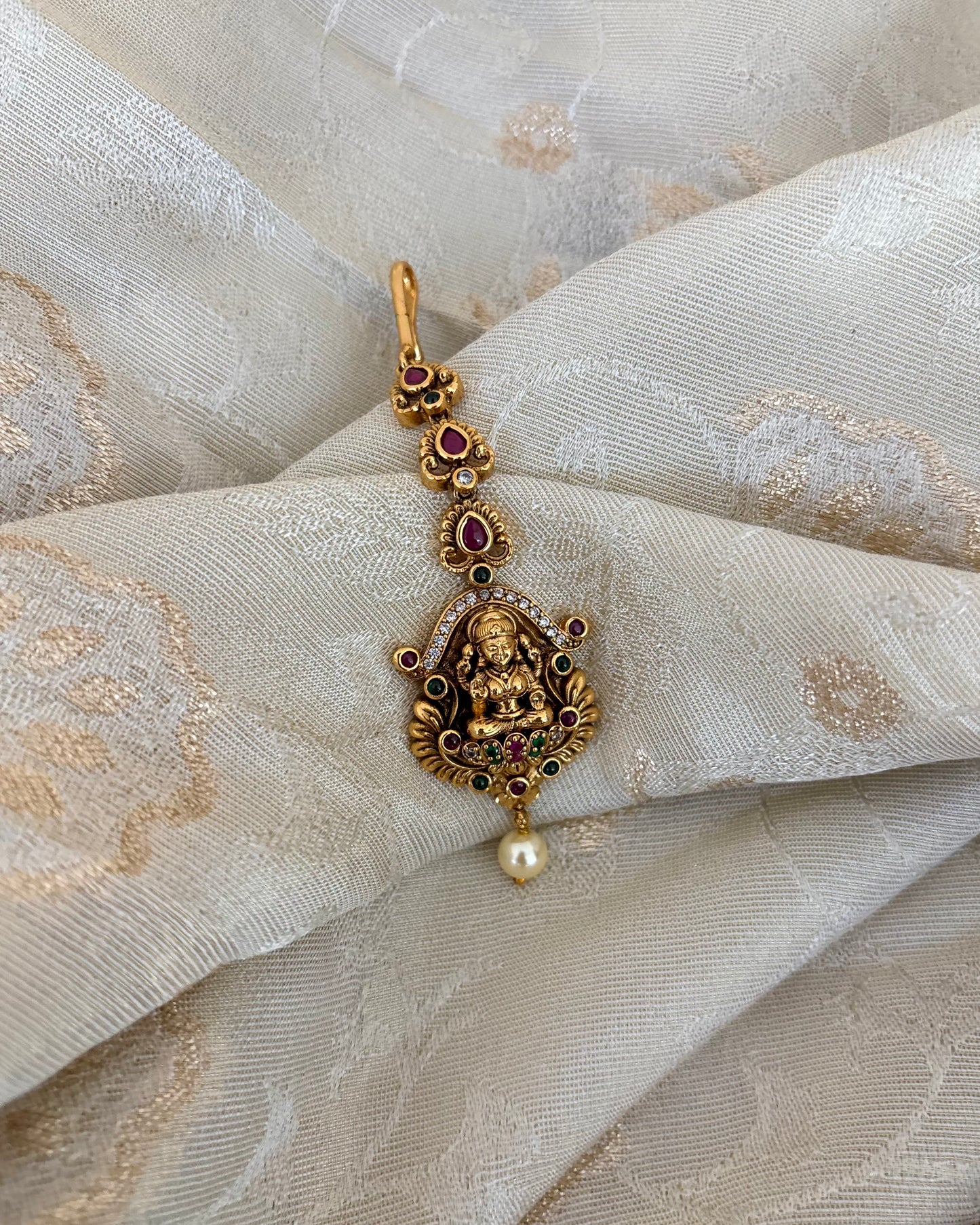 Antique Lakshmi Maang Tikka | MT175