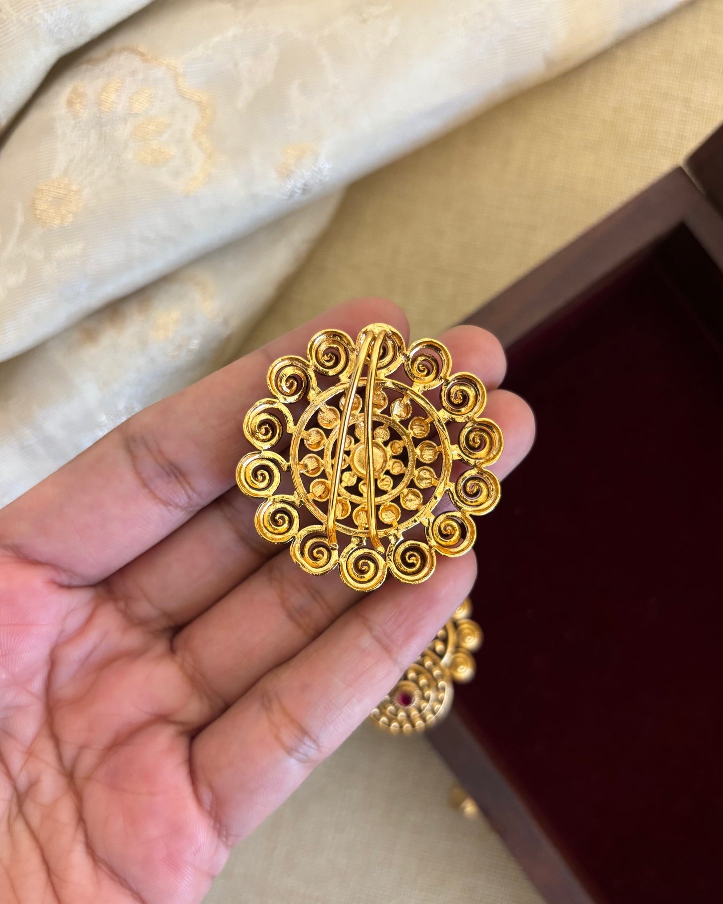 Antqiue Sun & Moon Hair Accessory – Traditional Set | HA341