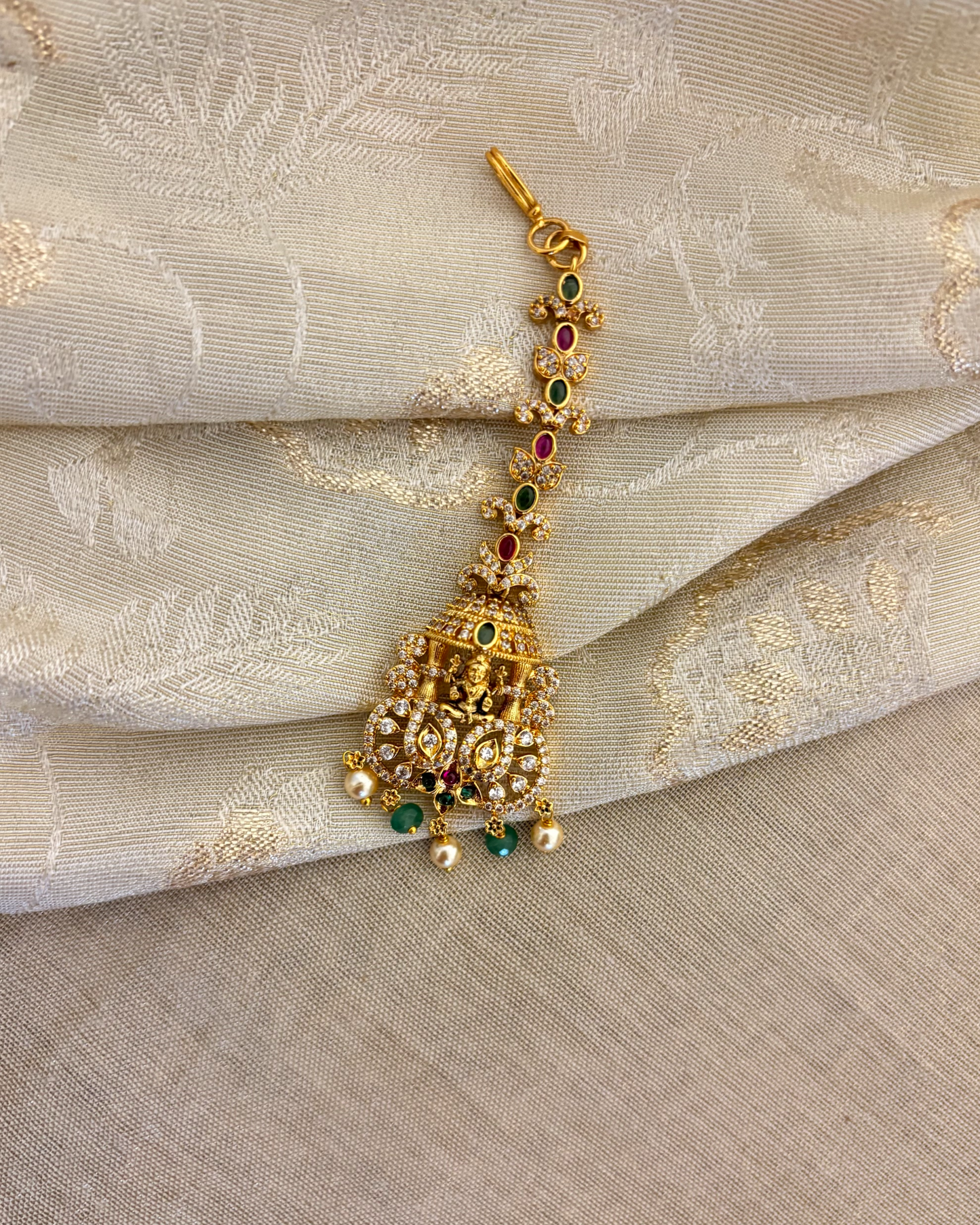 Antique Lakshmi Motif Maang Tikka | MT320