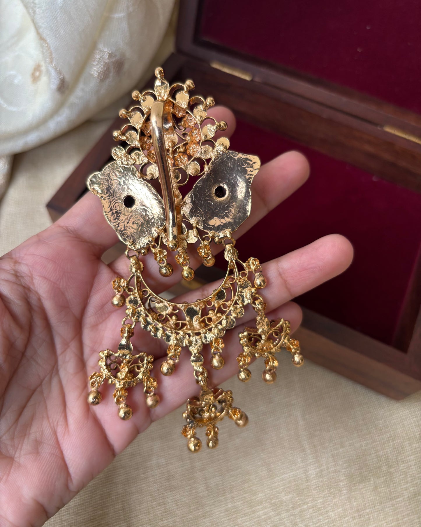 Antique Handmade Floral Hair Pin | HA135