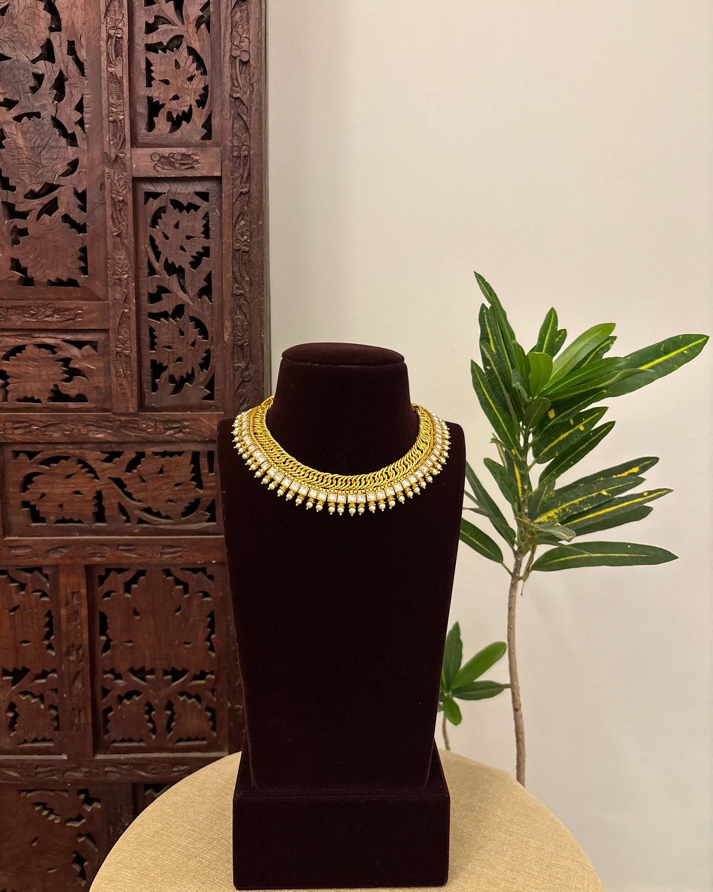 Minimalist Pearl Necklace | Contemporary Ethnic Wear | NC659