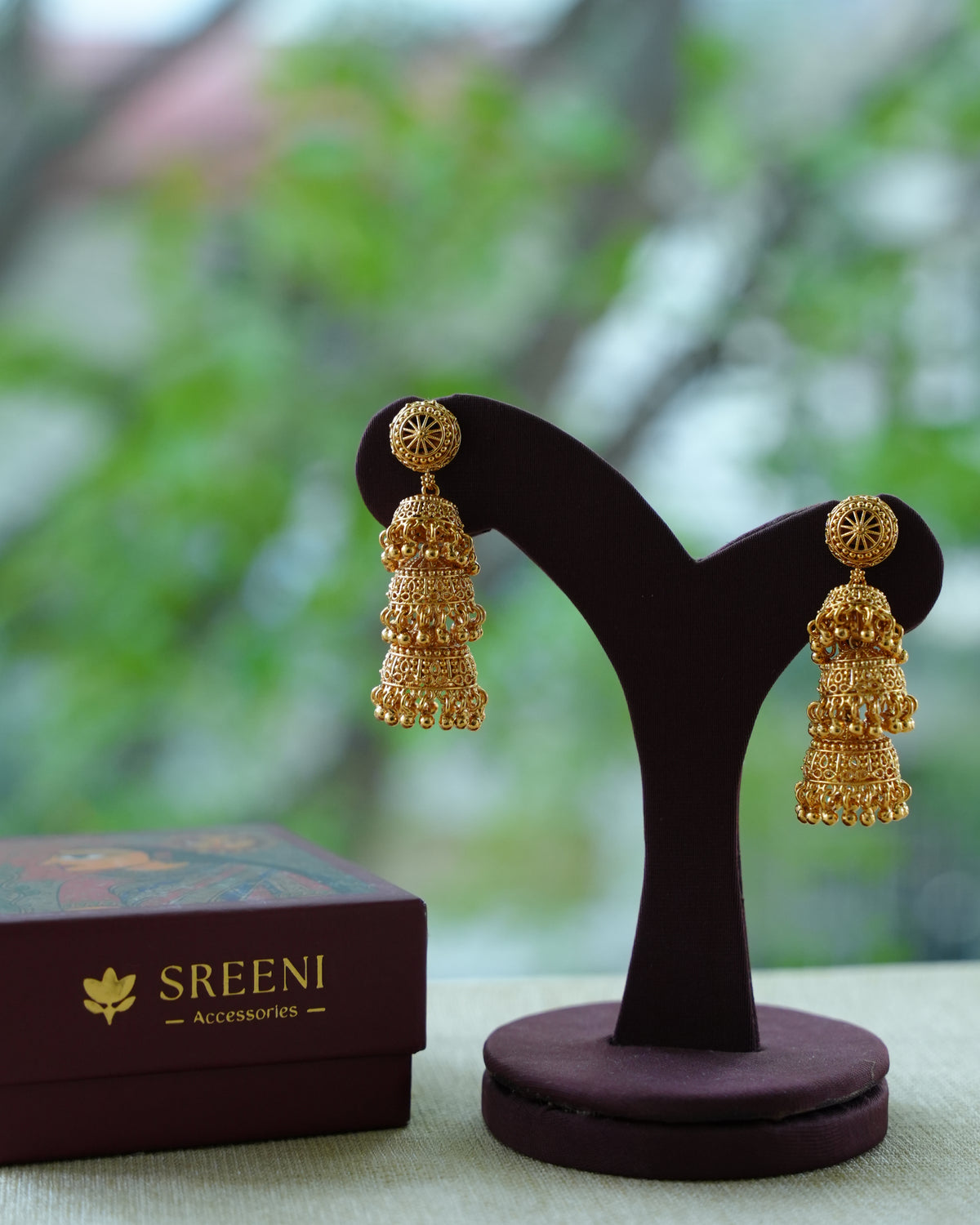 Antique Layered Jhumkas