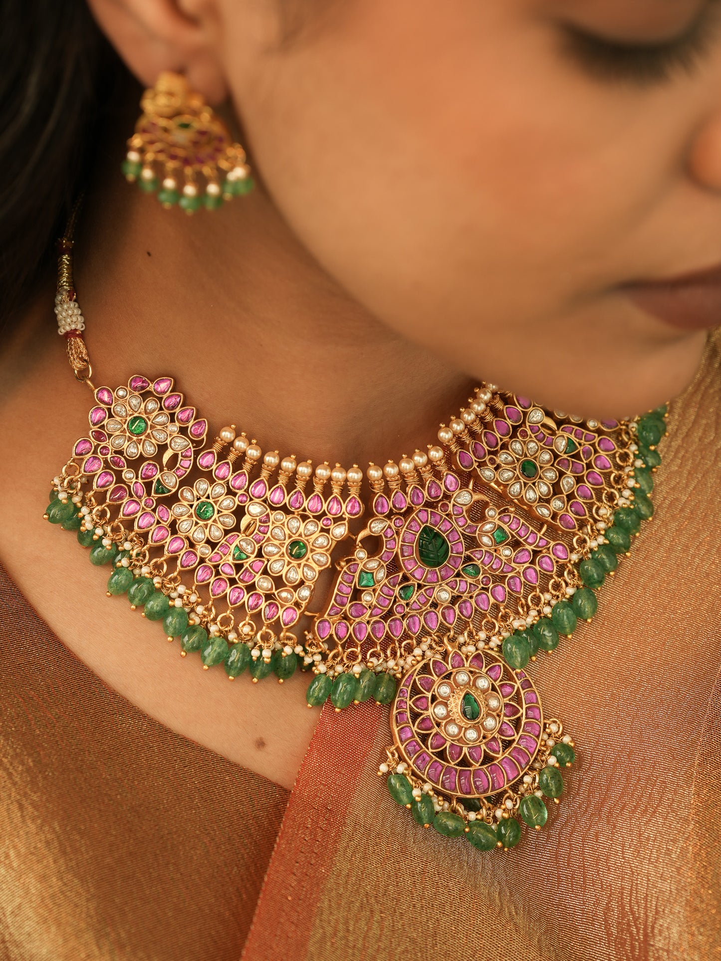 Royal Heritage Jadau Kundan Collar Necklace