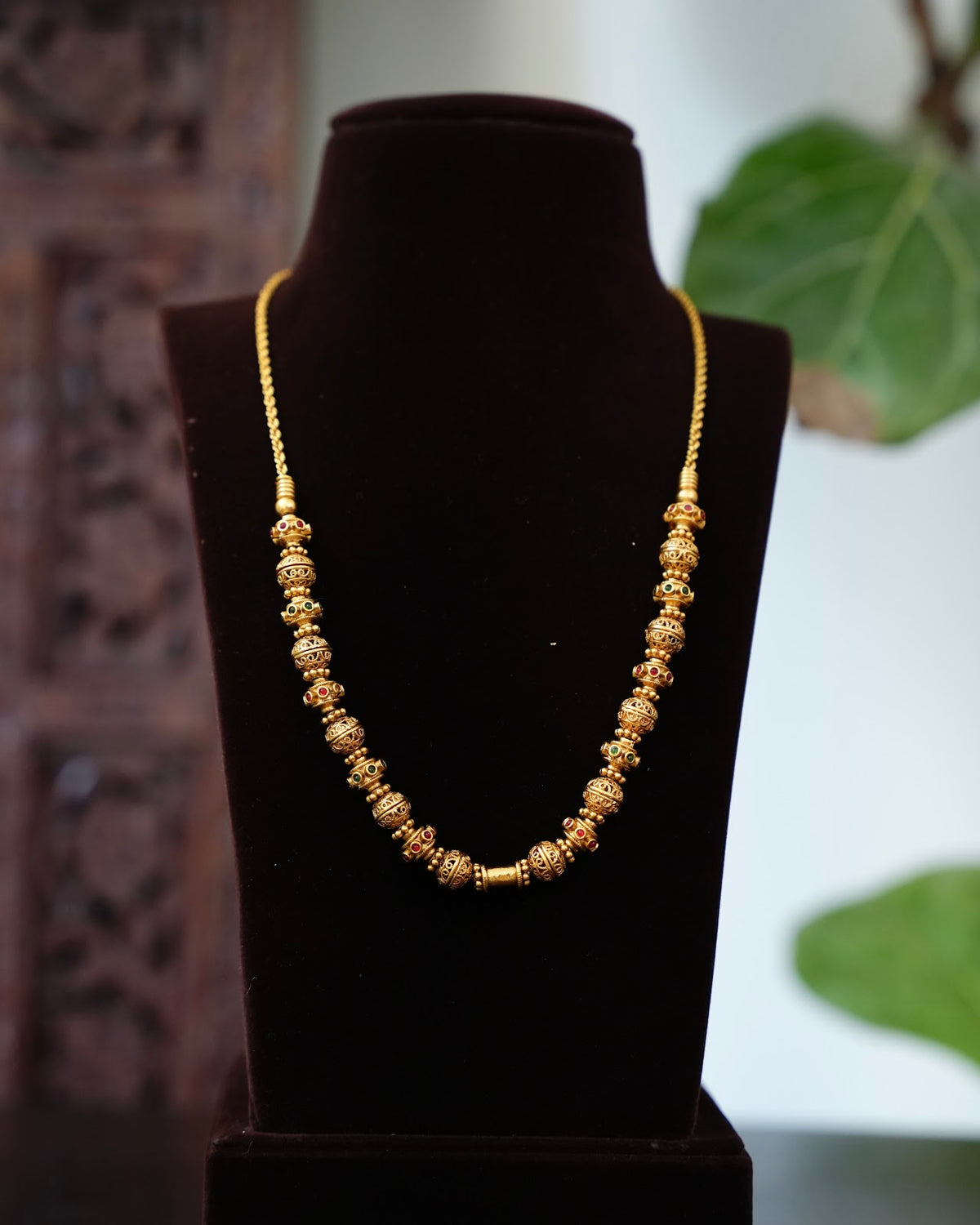 Classic Antique Gold-Finish Chain | NC907