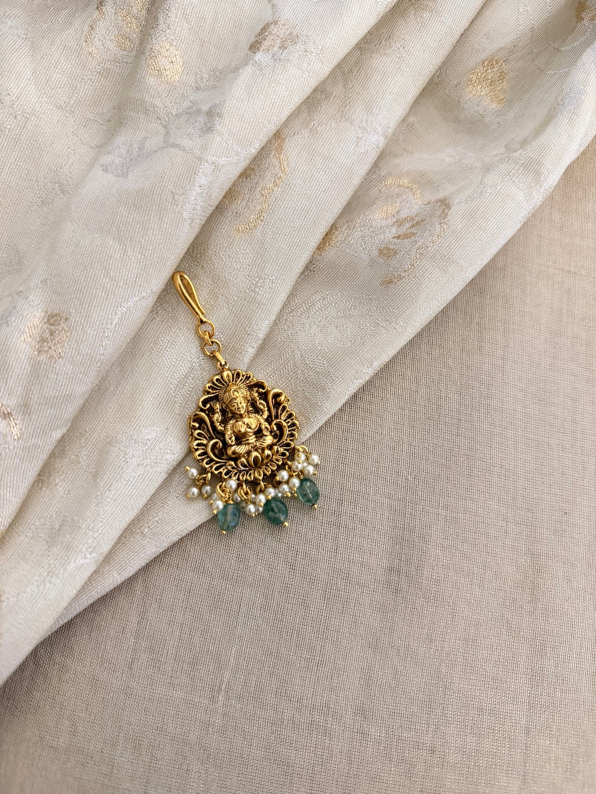 Antique Lakshmi Maang Tikka | MT325