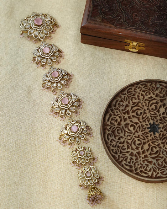 Traditional Long AD Stone Hair Accessory | HA424