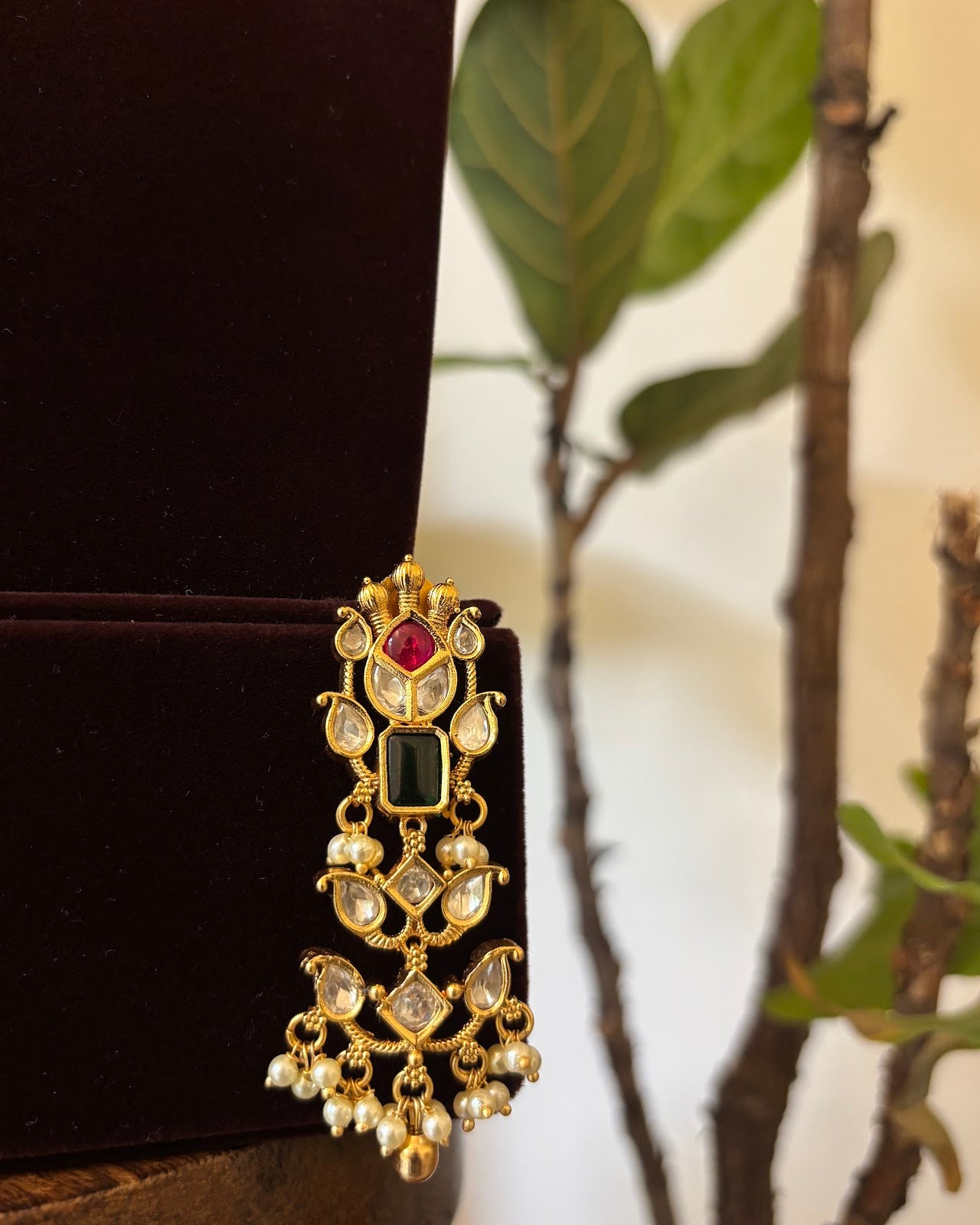 Statement Kundan Choker with Earrings  | NC747