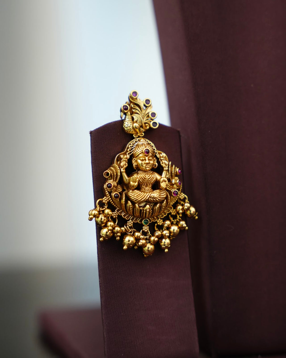 Grand Heritage Lakshmi Gold-Plated Choker Set with Earrings | NC904