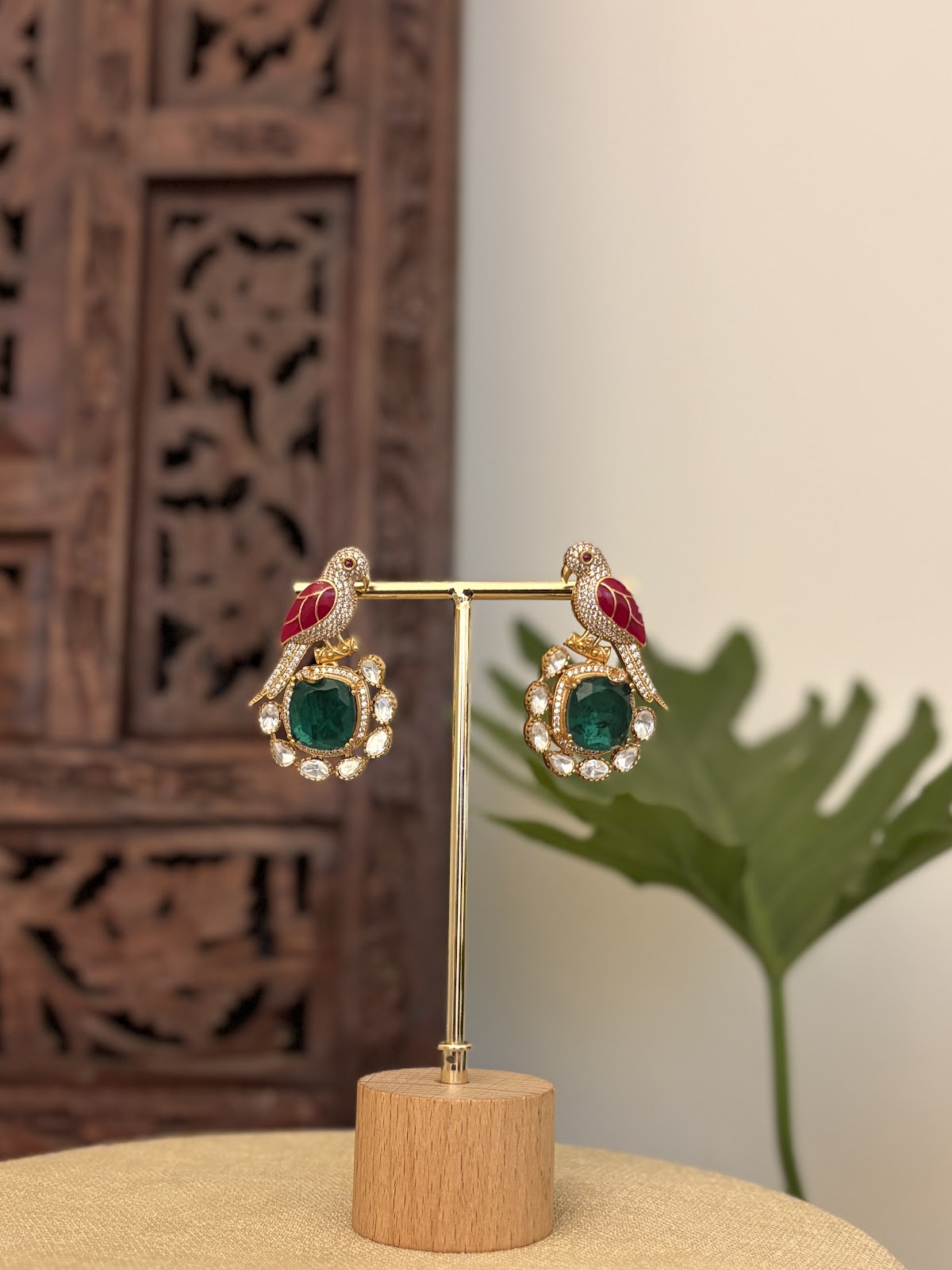 Parrot Stud Statement Earrings | ER436