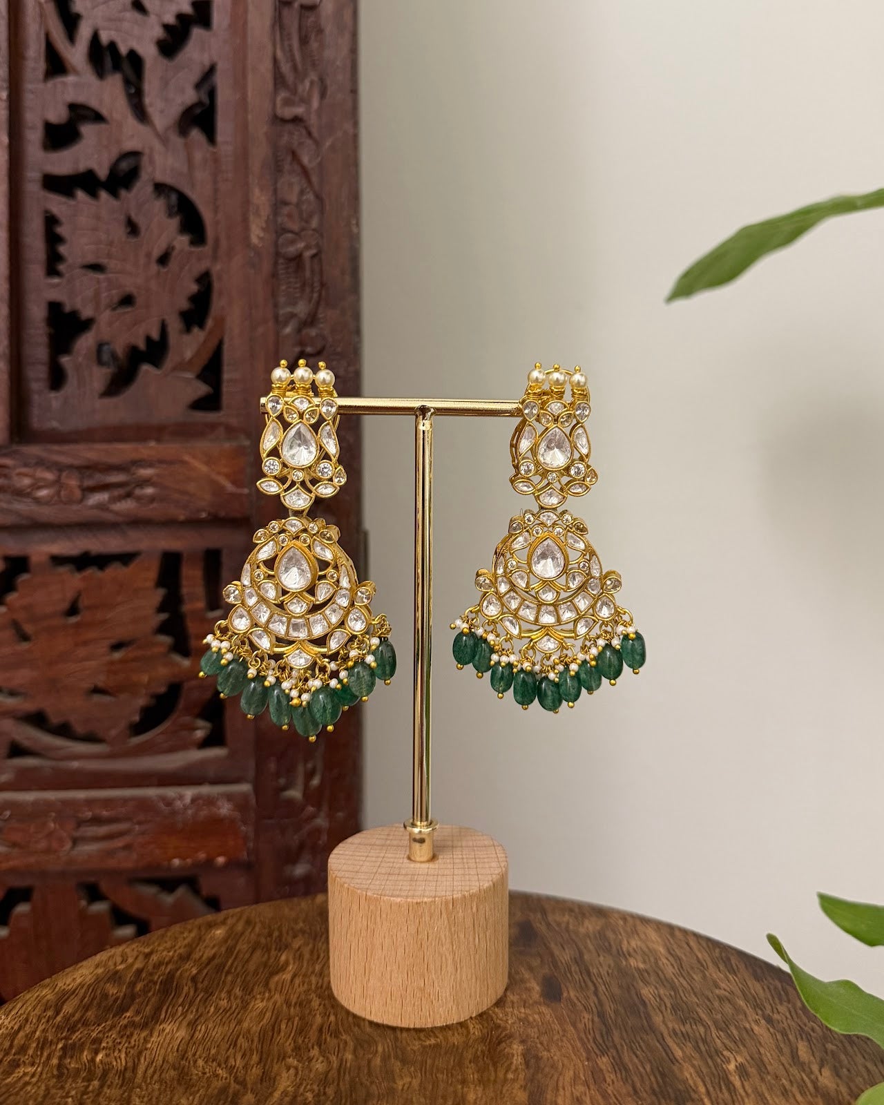Mossanite Necklace with Matching Earrings | NC725