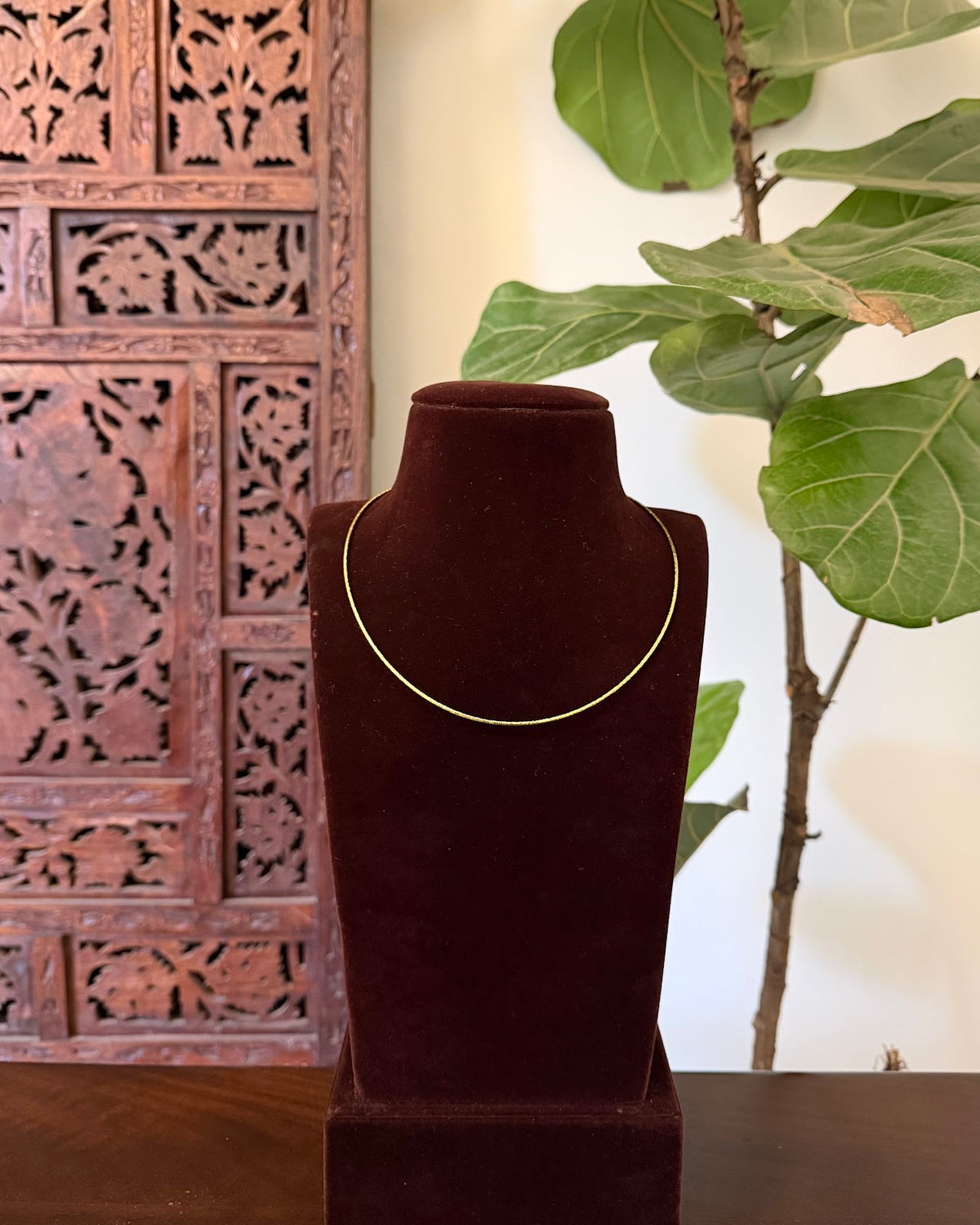 Invisible Chain | Handmade Gold Plated | NC845