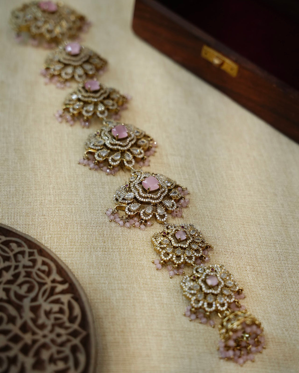Traditional Long AD Stone Hair Accessory | HA424