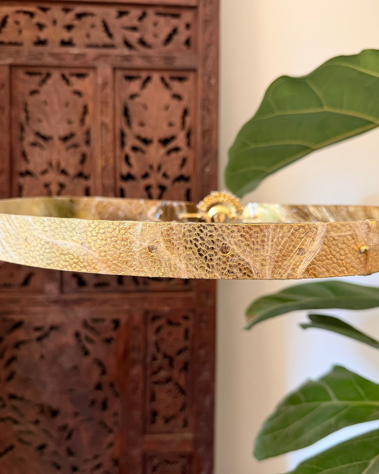 Jadau Kundan Minimal Moon Hipbelt | Handmade Gold Plated | WB047