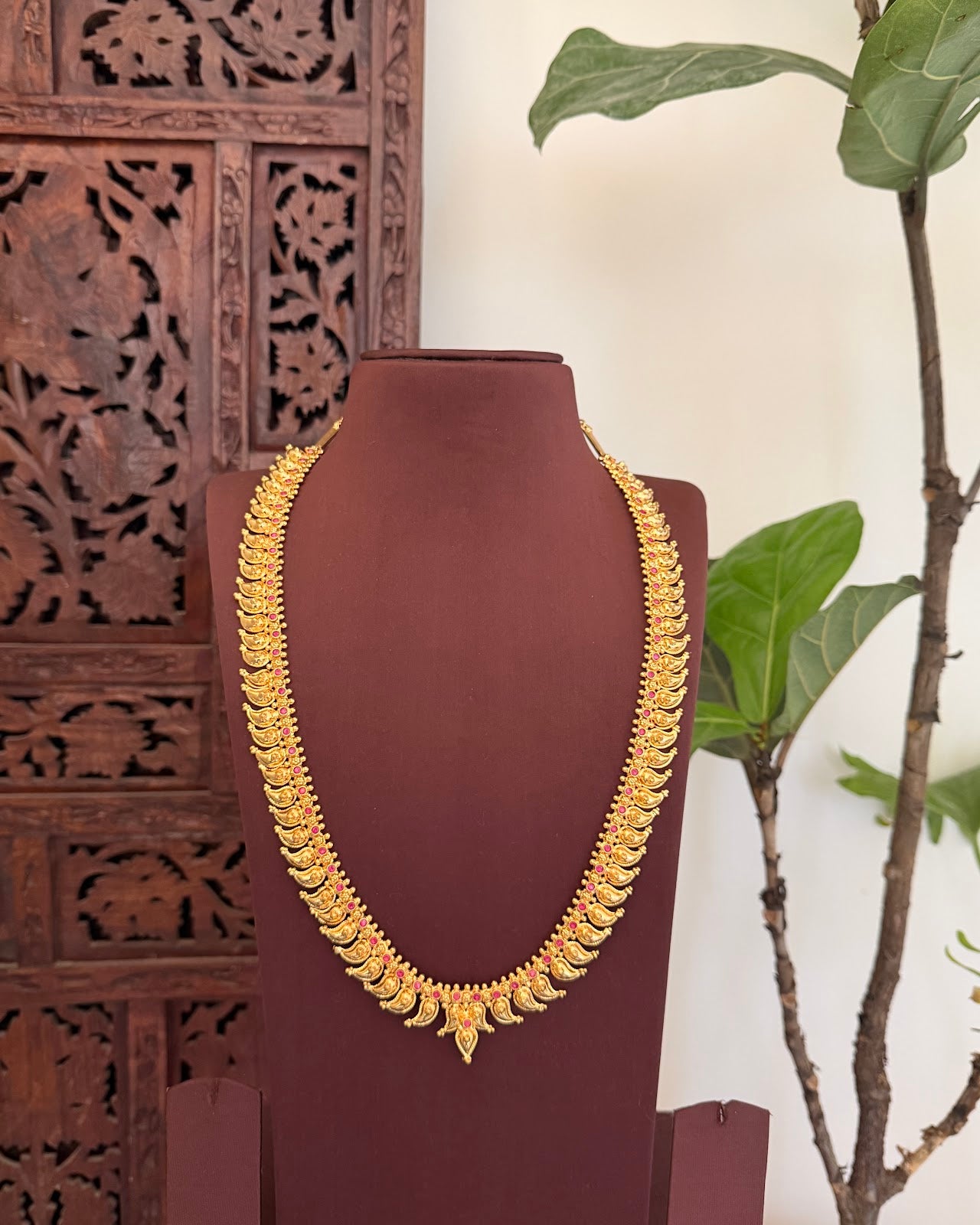 Traditional Mango Haram | Handmade Gold Plated | NC735