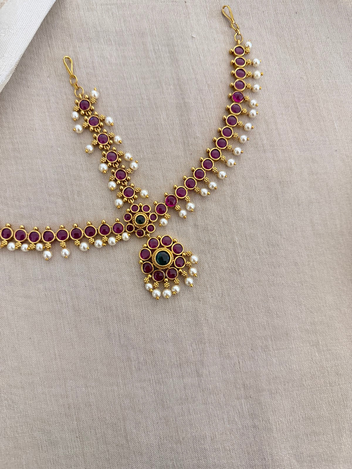 Jadau Kundan Mathapatti | MT326
