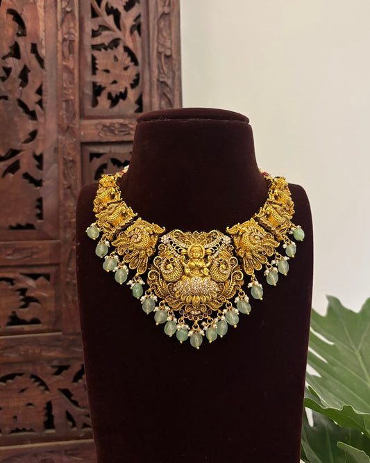 Antique Lakshmi Gold Finish Necklace