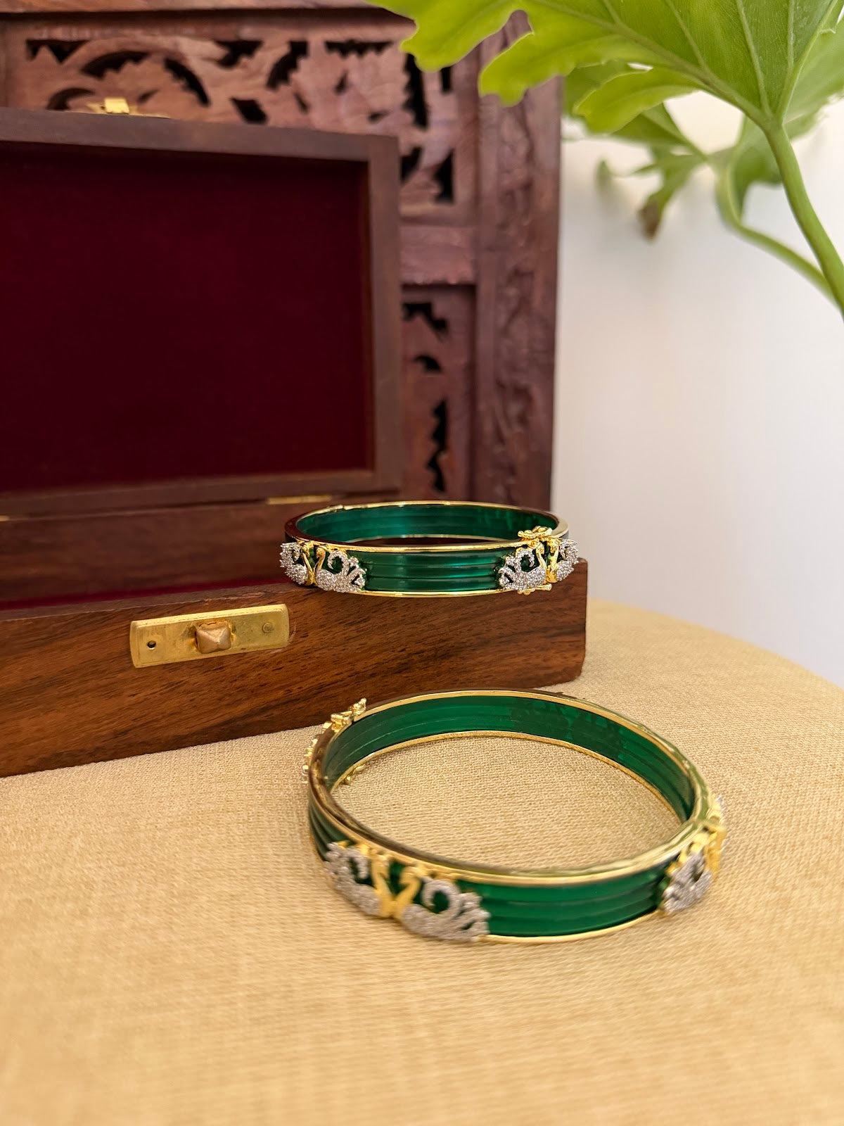 Interchangeable Kundan Bangles | 12 Colour Set | BA109 | BA110 | BA111
