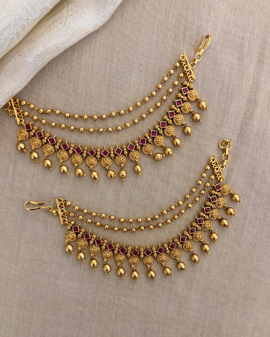 Royal Drift Three Layer Ear Chain EC208
