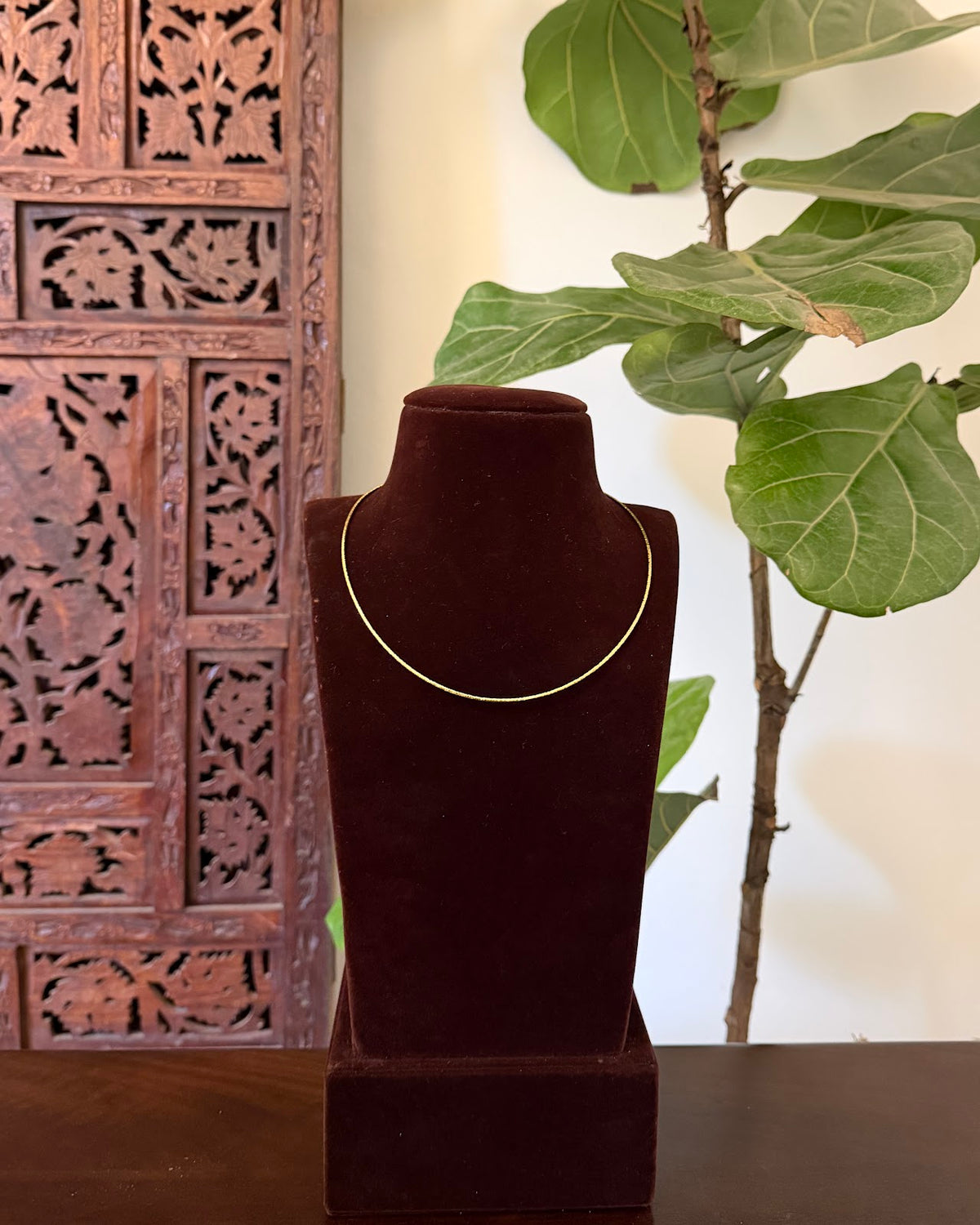 Invisible Chain | Handmade Gold Plated | NC845
