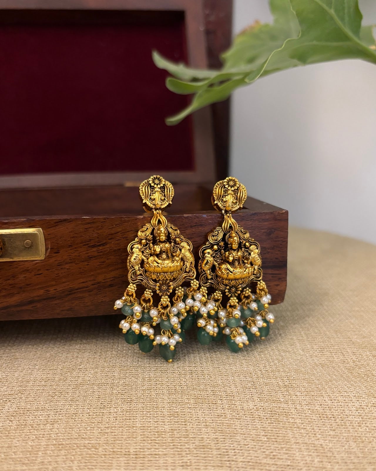 Heritage Kaasu Haram Royal Lakshmi Pendant - NC687