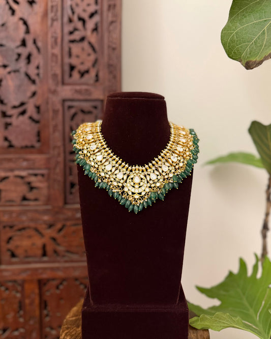 Mossanite Necklace with Matching Earrings | NC725