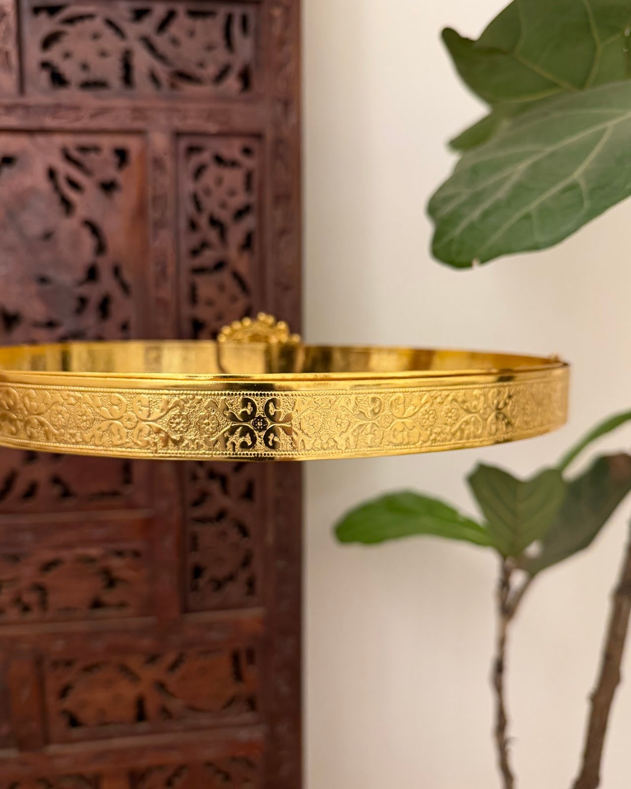 Antique Lakshmi Kundan Hipbelt | Handmade Gold Plated | WB042