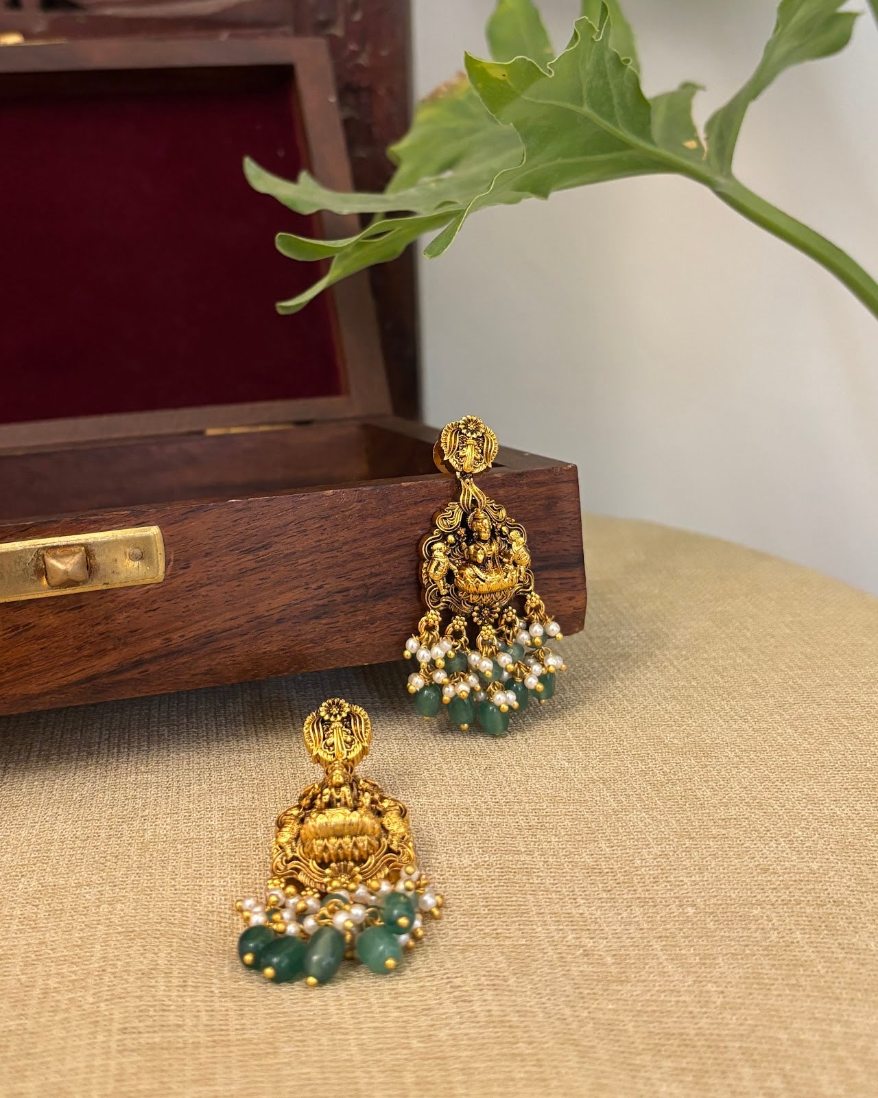 Heritage Kaasu Haram Royal Lakshmi Pendant - NC687