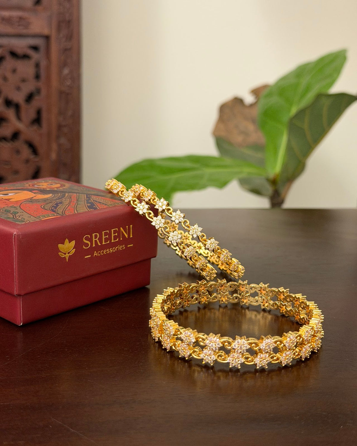 White AD Bangles | BA136 | BA137 | BA138