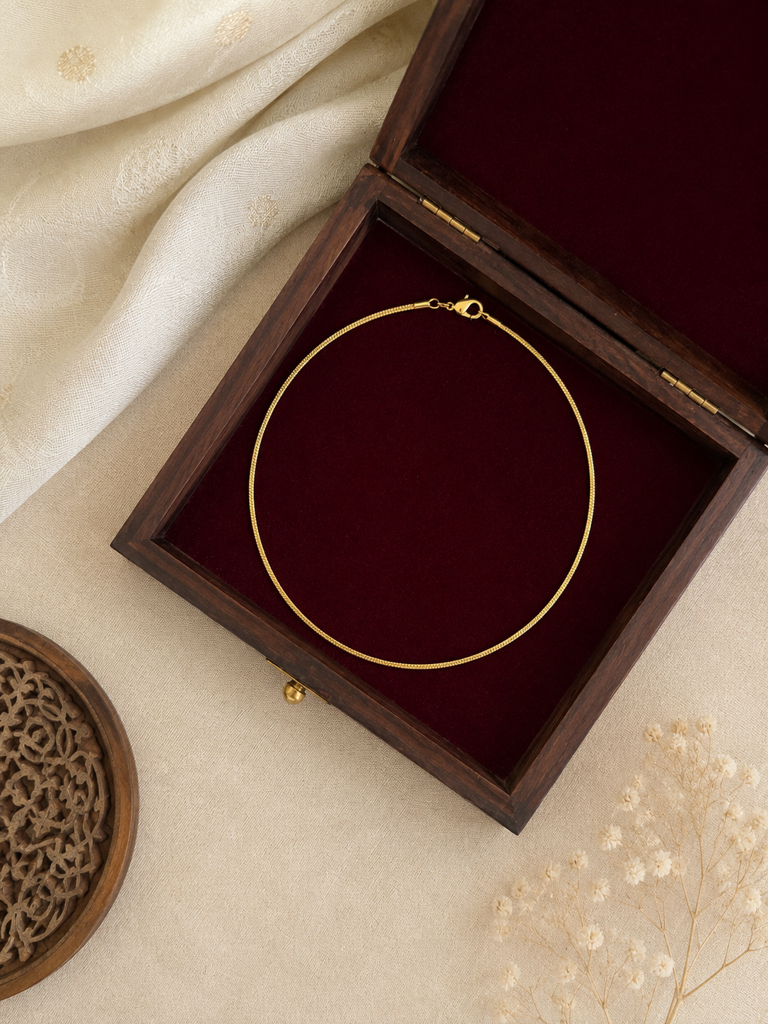 Classic Gold-Plated Pendant Chain NC705