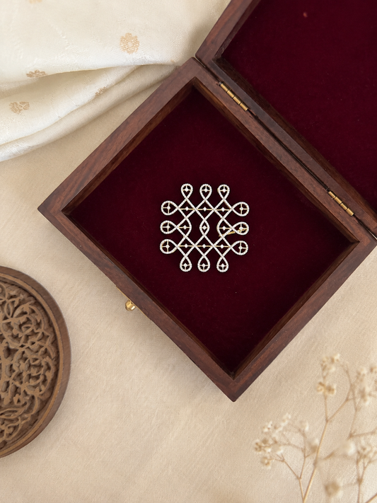 Kolam Muggu Pendant Set HA358