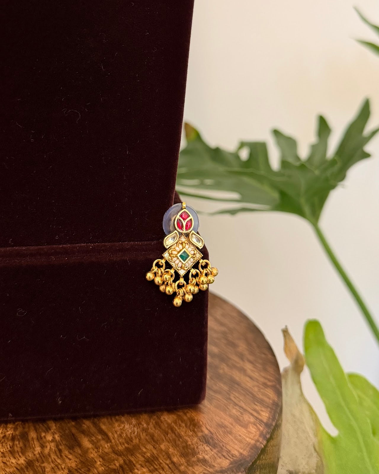 Heritage Kundan Chain Choker with Earrings NC697